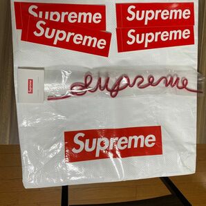 Supreme bag 24SSシュプリーム ノベルティ ノベルティー ストロー ロゴ Box Logo ボックスロゴ ステッカー