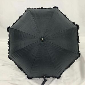 [S2359] ランバンオンブルー LANVIN en Bleu 雨傘 日傘 2本セット 親骨60/50cm 全長81/76cm 直径99/74cmの画像6