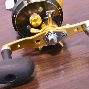 【程度良好品★】ダイワ ミリオネア ICV 250 右巻き カウンターリール DAIWA Mollionaire 船釣り 両軸リール 船べりアラーム（CKN_O1）の画像7