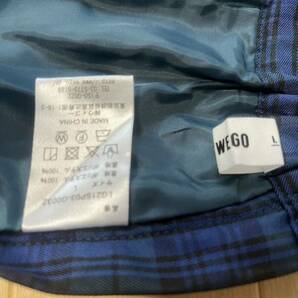 WEGO プリーツスカート 青チェック ミニスカート Lの画像3