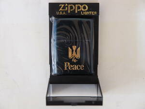 未開封品 ZIPPO ジッポ Peace ピース ブルーチタン オイルライター 非売品