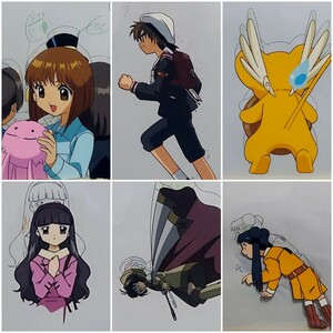 カードキャプターさくらセル画×6枚。Cardcaptor Sakura TV Anime Cel×6.