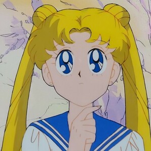 セーラームーン セル画(うさき)背景付き。Sailor Moon Anime cel×1(Usagi)with background.の画像5