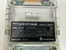 C042-N29-3098 任天堂 GAME BOY ゲームボーイカラー CGB-001 / BANDAI バンダイ Wonder Swan 本体 2点 ジャンク現状品①_画像4