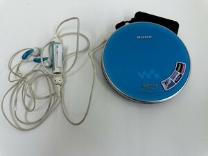 D123-J9-3543 SONY ソニー CDウォークマン D-NE730 ブルー オーディオ機器 現状品①