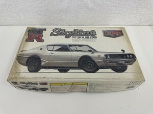 E202-S3-14188 未組立 FUJIMI 1/24 NISSAN SKYLINE 2000 GTR KPGC110 フジミ模型 ケンメリ スカイライン GT-R S20型 現状品①