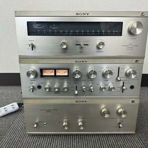 E046-Y31-1154 SONY パワーアンプ TA-3120F/ プリアンプ TA-2000F/ FMステレオチューナーST-5000F セット 通電確認済 現状品①の画像1