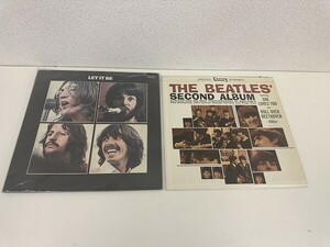 E241-S3-13716 THE BEATLES レコード 2点/LET IT BE レット・イット/The Beatles' Second Album 現状品①