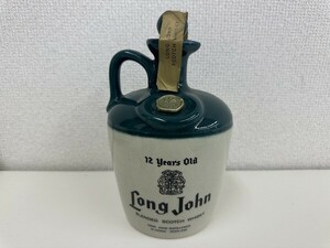 F117-S3-13978 Long John ロングジョン 12年 ウイスキー 750ml 43％ 陶器ボトル 約1360ｇ 未開栓 現状品①