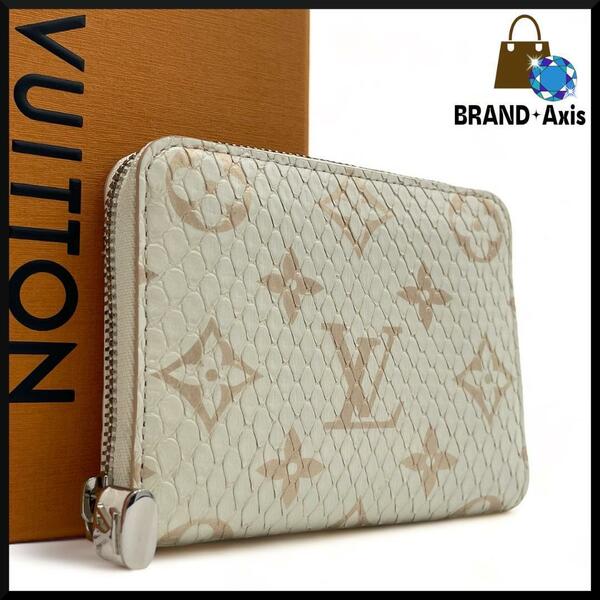 ★【新品未使用!!】ルイヴィトン Louis Vuitton モノグラム パイソン コインパース ジッピーウォレット 小銭入れ★