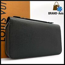 ★☆【新品同様!!】ルイヴィトン Louis Vuitton タイガ アルドワーズ 黒 ジッピーXL ラウンドファスナー 長財布 メンズ M44275☆★_画像1