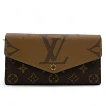 ★【新品同様!!/IC搭載】ルイヴィトン Louis Vuitton モノグラム ジャイアント ポルトフォイユ・サラ 長財布 レディース M80726★_画像2