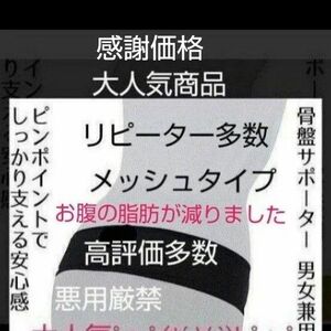 大人気 男女兼用 サポーター 骨盤ベルト 骨盤サポーター 腰痛にも メッシュタイプ 骨盤ダイエット 骨盤サポートベルト