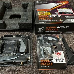 【程度良好】GIGABYT B550I AORUS PRO AX AMD AM4 Mini-ITXマザーボードの画像3