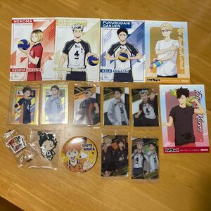  Haikyu!! postcard can badge wafers card set red . capital . etc. 