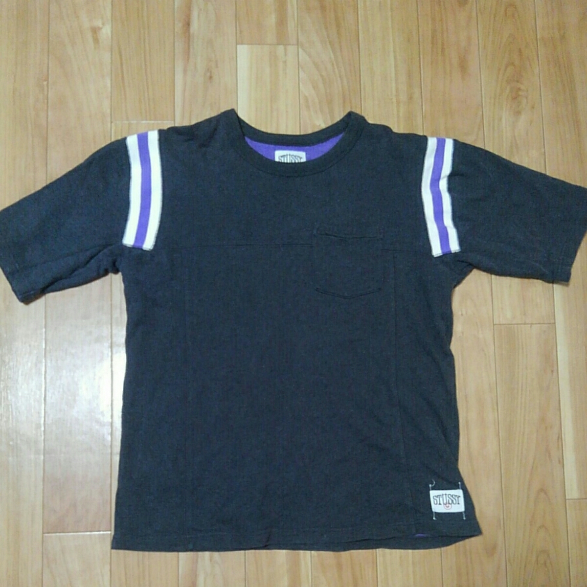 USA製 古着 00's ステューシー フットボールシャツ Tシャツ 黒 2025年最新】Yahoo!オークション -stussy フットボールシャツの