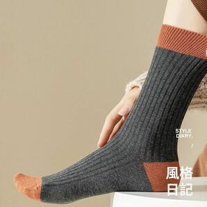 新作品 レディースソックス 色別7足セットオールシーズンスニーカークルー丈ソックス まとめ売り女性靴下の画像5