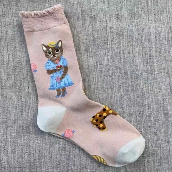 Socksappeal ナタリーレテソックス　ソックスアピール　靴下　猫柄　韓国