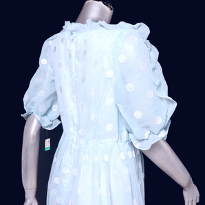 カラードレス SOIRLYRIQUE 東京ソワール フォーマルワンピース パフスリーブ 発表会 舞台衣装 中古の画像8