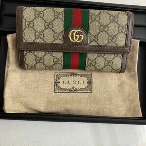 GUCCI 長財布 GG オフィディア　美品　523153