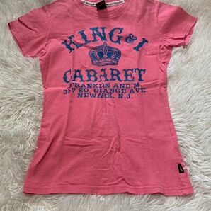 フランクリン&マーシャル Tシャツ 半袖Tシャツ　made in Italy ピンク系