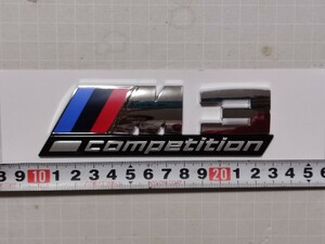  price cut BMW rear trunk emblem M3 Competition F80 G80 F30 F31 G20 G21 3 series sedan touring M sport competition 