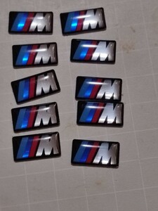 10枚　BMW ///M performance ホイールエンブレム ミニエンブレム　シルバー