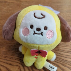 BTS BT21 LINE FRIENDS Fuwa Fuwa Mascot ふわふわマスコット ぬいぐるみ ボールチェーン キーホルダー*Jimin*ジミン*CHIMMY*チミー