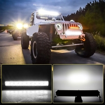 LED ライトバー 車 ジャガー Fタイプ X152 ワークライト 53cm 22インチ 爆光 3層 ストレート_画像10