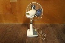 ジャンク 回転動作確認済み 昭和レトロ FUJI Silent Fan 扇風機 ブルー 青色 レトロ 3枚羽 30cm ビンテージ ヴィンテージ_画像5