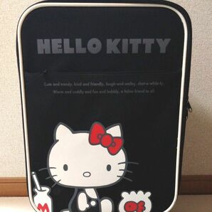 HELLO KITTY 黒キャリーバッグ 