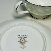 ★Noritake★ノリタケ FAIRMONT コーヒー紅茶碗皿 6客セット 日本製★カップ＆ソーサー ボーンチャイナ ヴィンテージ_画像7