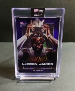 topps now LeBron James レブロン・ジェームズ #LJ-40K 専用マグホ封入