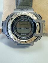 Ｌ346　稀少・レア　腕時計　CASIO/カシオ　PRO TREK/プロトレック　1471 PRT-400 トリプルセンサー　クォーツ　デジタル_画像1