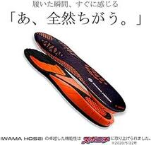 IWAMA HOSEI (岩間縫製) インソール 中敷き 衝撃吸収 メンズ 25.5～27.5㎝ スポーツ 立ち仕事 土踏まず シ_画像2