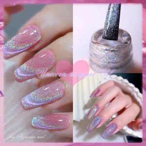 new*unicorn magnet prism gel * магнит гель ногти 