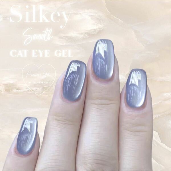 Silkey smooth cat eye gel iris Ice マグネットジェルネイル 