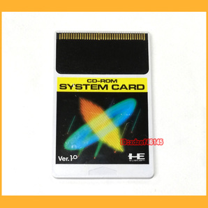 ●PCエンジン●CD-ROM SYSTEM CARD Ver.1.0 動作品 システムカード 79799625 HuCARD●の画像1