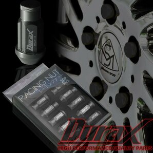 DURAX製 ホイールナット ロックナット ロング袋ナット 50mm レーシングナット 20個 チタン P1.5 長袋型 トヨタ ホンダ 150CLFRの画像2