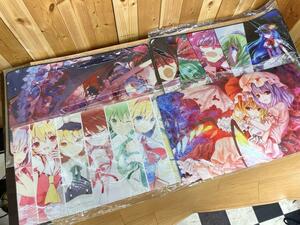 【新品☆未使用品】東方Project キャラクター　プレイマット4枚セット