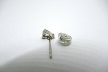 【新品仕上げ済】 Pt900 ダイア 0.47ct ピアス 一粒 両耳 アクセサリー 雫 プラチナ ランクA diamond NBJ_画像4