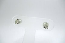 【新品仕上げ済】 Pt900 ダイア 0.47ct ピアス 一粒 両耳 アクセサリー 雫 プラチナ ランクA diamond NBJ_画像2