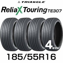 【新品】【2024年製】 輸入サマータイヤ4本セット 185/55R16-87V TRIANGLE ReliaX Touring TE307 / トライアングル 1855516 16インチタイヤ_画像1