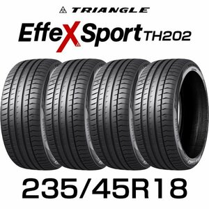 【新品】【2024年製】 輸入サマータイヤ4本セット 235/45R18-98Y TRIANGLE EffeX Sport TH202 / トライアングル 2354518 18インチタイヤ