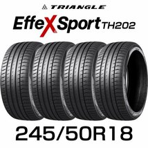 【新品】【2024年製】 輸入サマータイヤ4本セット 245/50R18-104Y TRIANGLE EffeX Sport TH202 / トライアングル 2455018 18インチタイヤ_画像1