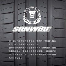 【新品】【2024年製】 輸入サマータイヤ4本セット 155/70R13 SUNWIDE(サンワイド) RS-ZERO 13インチ_画像2