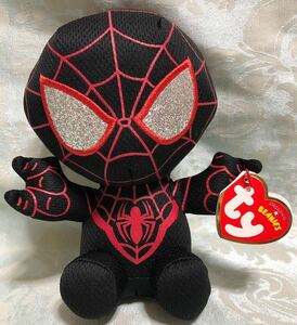 ty BEANIES マイルス・モラレス スパイダーマン ぬいぐるみ Spider-Man Miles Morales マーベル MARVEL ビーニーベイビーズ ビーニーズ