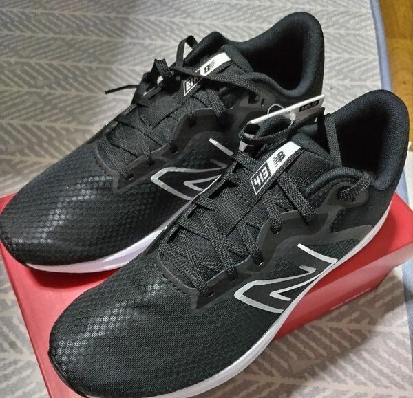 新品　ニューバランス　New Balance　M413LB2 2E 26センチ　ブラック　ホワイト ランニング　ジム