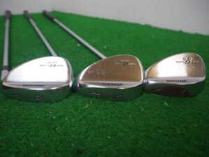 〈Wい27〉Mizuno MP G series 52° 56° 58° 3本セット スチール