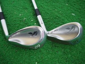 〈Wい24〉Kasco DolphinWedge DW-113 56° DW-115G 60° スチール ２本セット FLEX-R